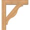Ekena Millwork Funston Block Smooth Bracket w/ Offset Brace, Western Red Cedar, 7 1/2"W x 34"D x 38"H BKT0806X34X38FST05SWR - alternate 3
